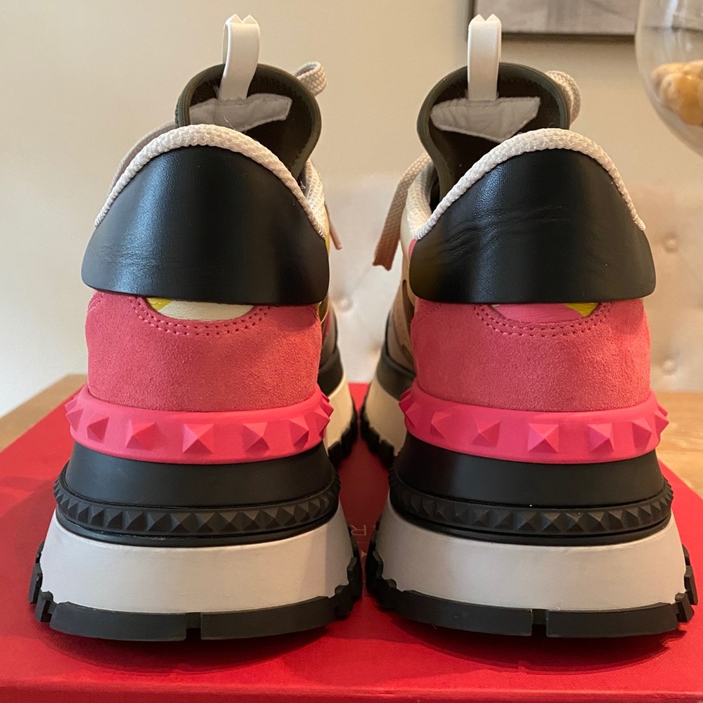 VALENTINO GARAVANI Rockrunner Up leather sneakers - Picture 8 of 15